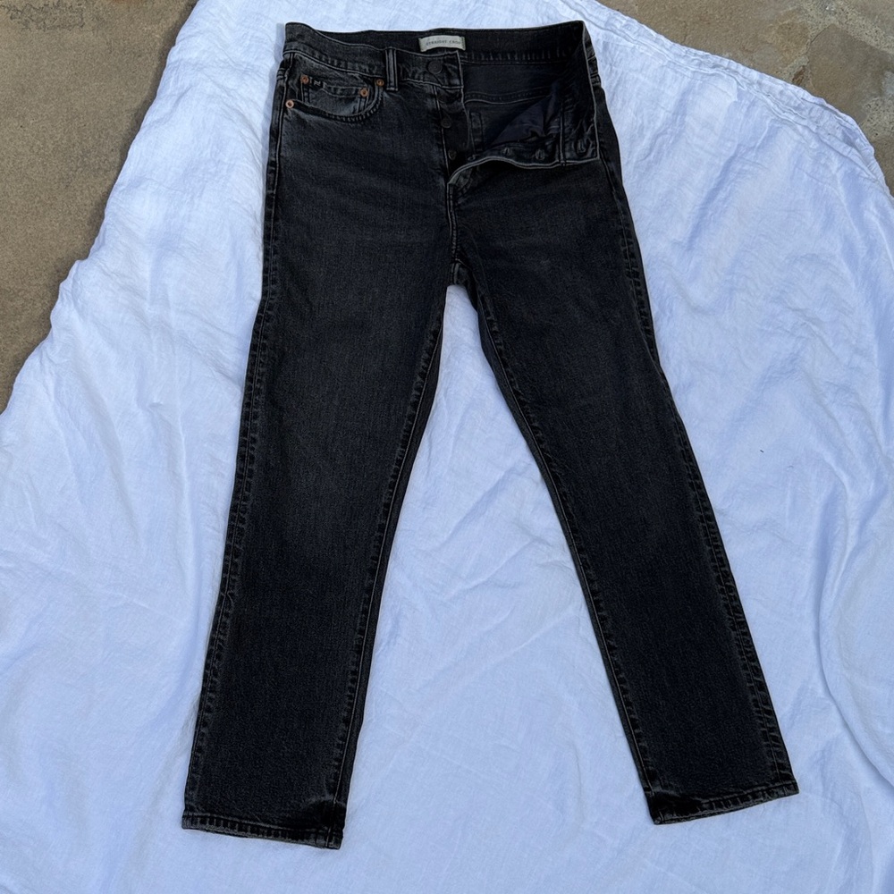 American Eagle Outfitters Black Straight Leg Jeans